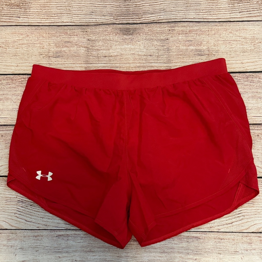 Under Armour Women's Red Athletic Shorts